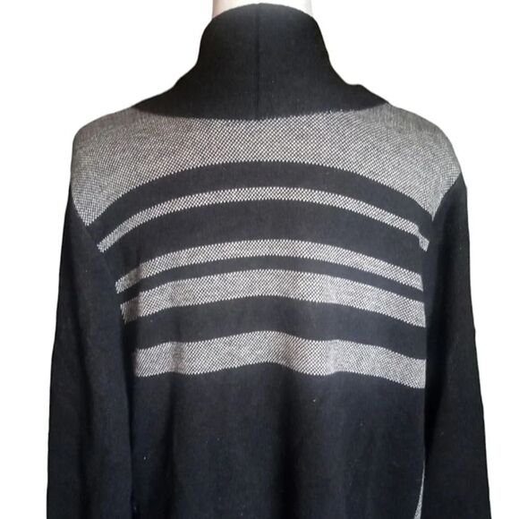 Charter Club Long Line Snap Front Nova Crack Plaid Jacket Cardigan Size Large - Picture 7 of 9